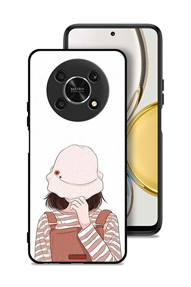 غطاء حماية لهاتف Honor X9 5G بغطاء إخفاء الوجه