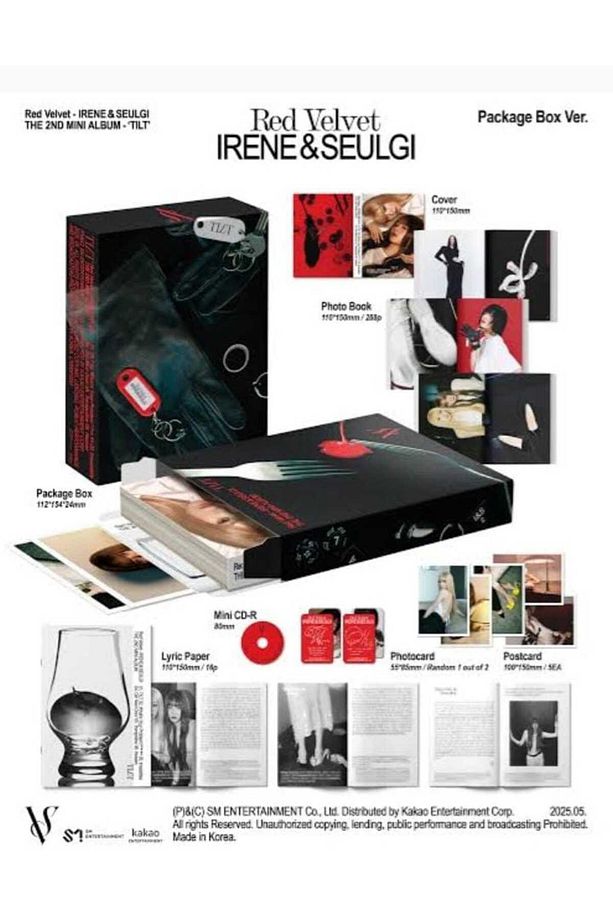 IRENE & SEULGI (Red Velvet) - 2nd Mini Album [TILT] Package Box Ver. - 1