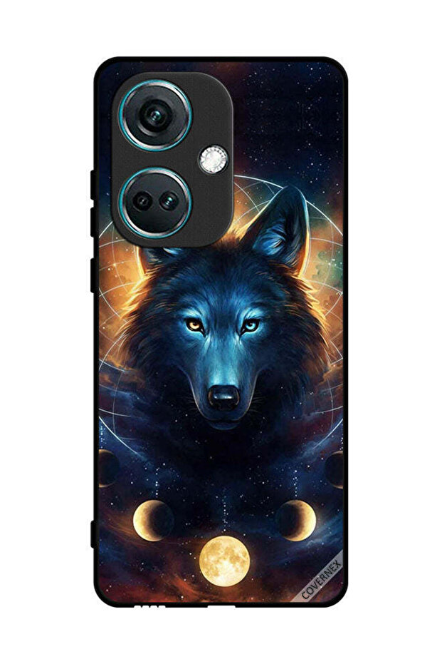 Protective Case Cover For OnePlus Nord CE3 Wolf In Space