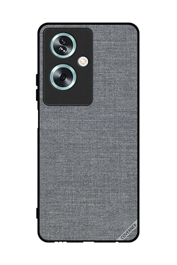 غطاء حماية لهاتف Oppo A2 بنمط قماشي