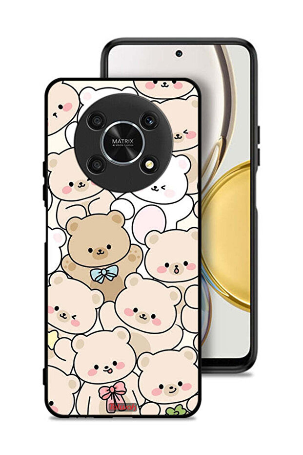Honor X9 5G Protective Case Cover Bears Pattern
