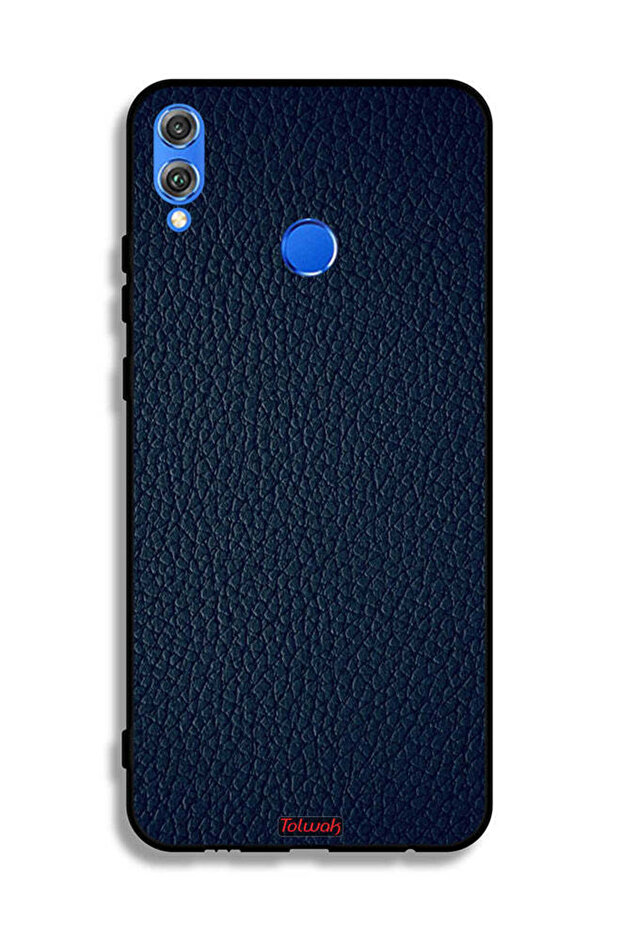 غطاء حماية جلدي بنقشة لهاتف Honor 8X - 2
