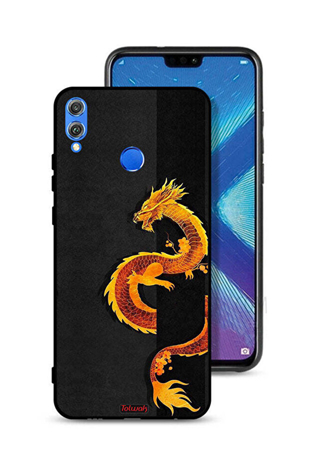 Honor 8X Protective Case Cover Dragon Art