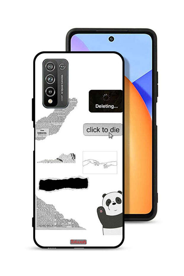 غطاء حماية لهاتف Honor 10X Lite بتصميم باندا
