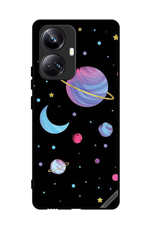 غطاء حماية لهاتف Realme 10 Pro Plus - رسومات الكواكب