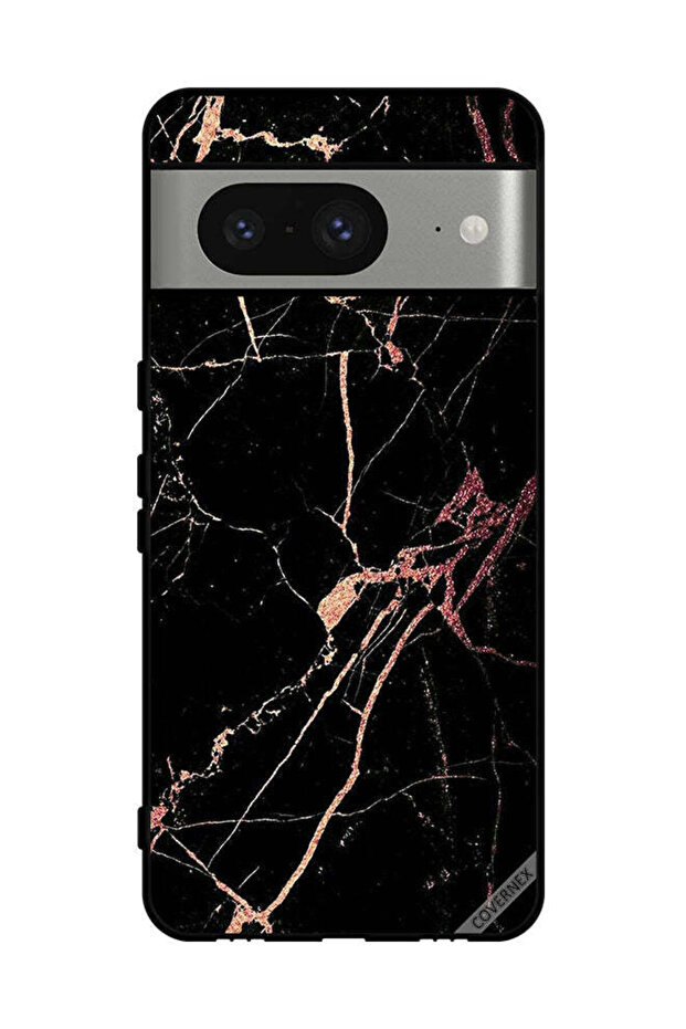 غطاء حماية لهاتف Google Pixel 8 بنمط رخامي متشقق - 1