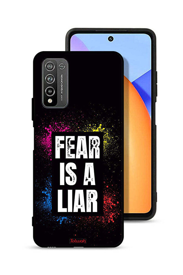 غطاء حماية لهاتف Honor 10X Lite - الخوف كاذب