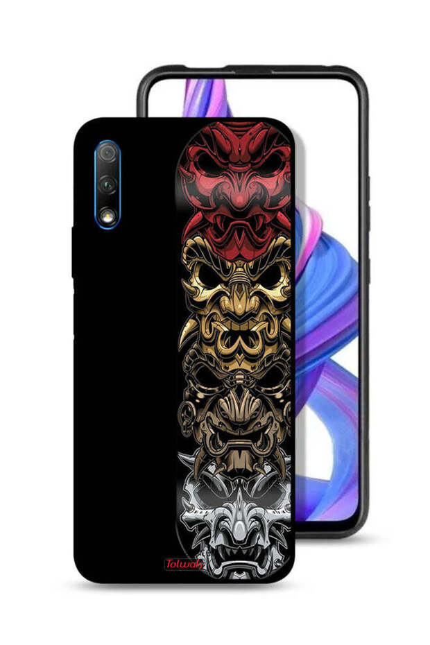غطاء حماية لهاتف Honor 9X (الصين) مع رسومات فنية