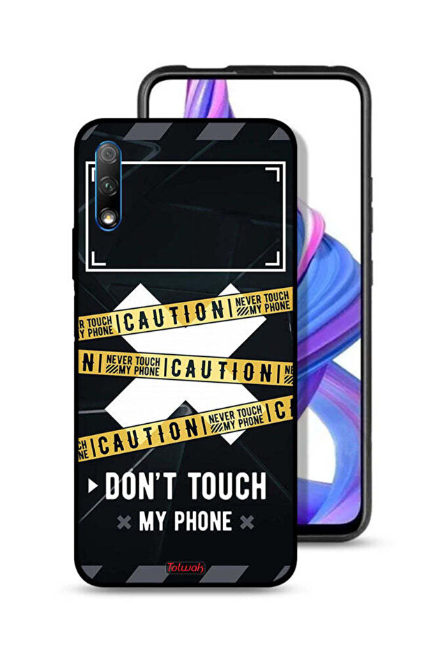 غطاء حماية لهاتف Honor 9X (الصين) تحذير: لا تلمس هاتفي أبدًا