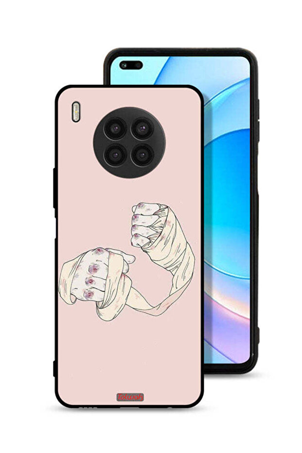 غطاء حماية لهاتف Honor 50 Lite بتصميم فن المقاتل