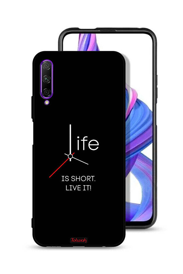 Honor 9X Pro Protective Case Cover Life Is Short Live It