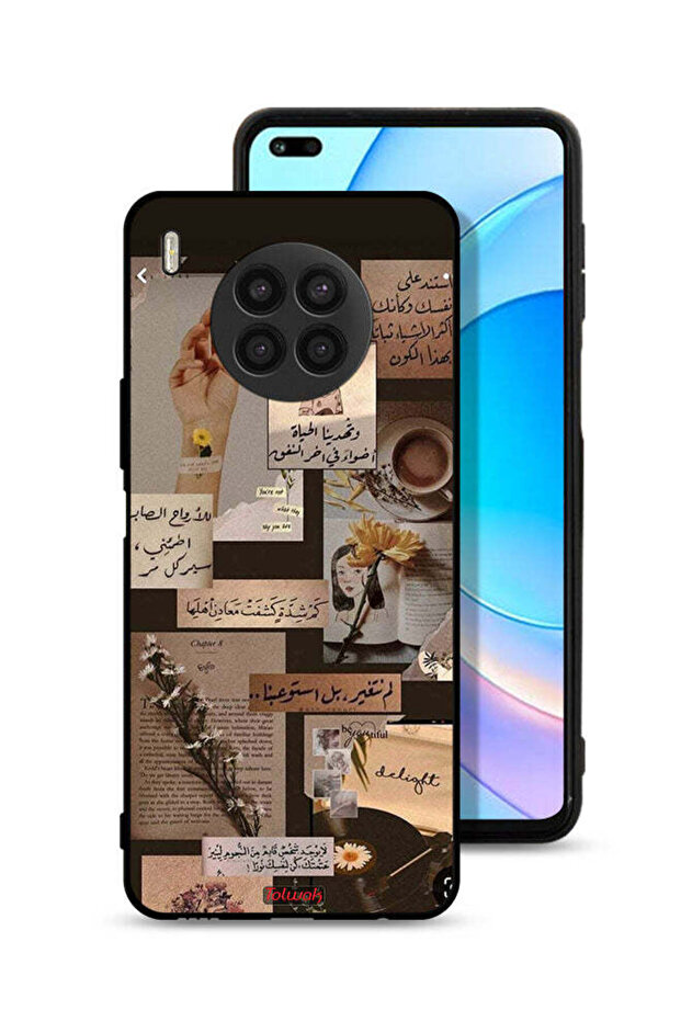 غطاء حماية لهاتف هواوي نوفا 8i بعبارات عربية قديمة