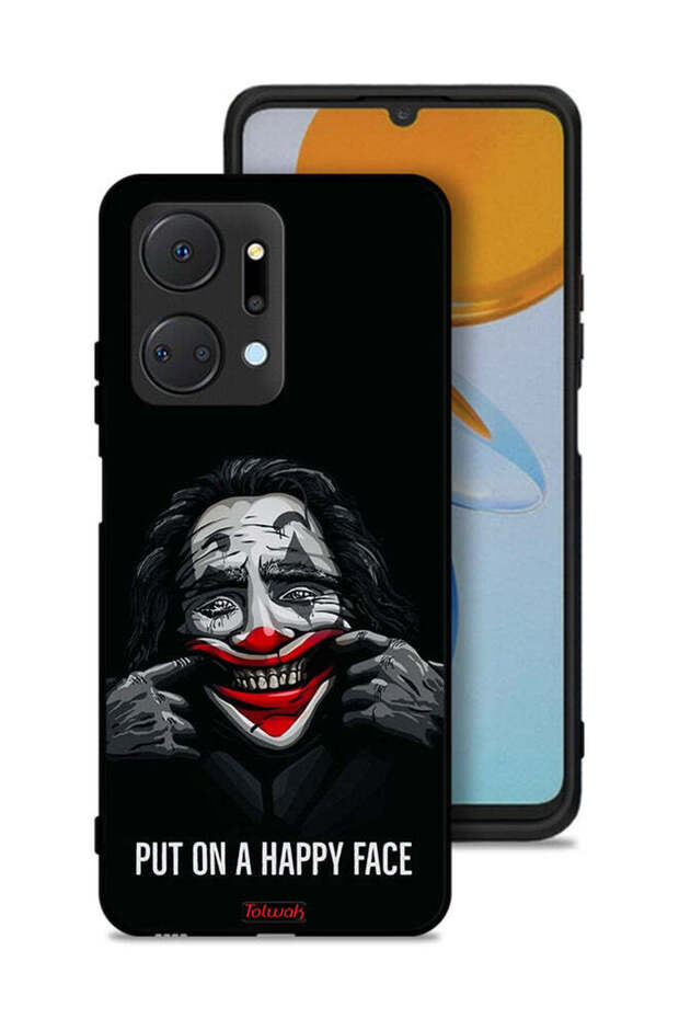 غطاء حماية لهاتف Honor X7a بوجه سعيد