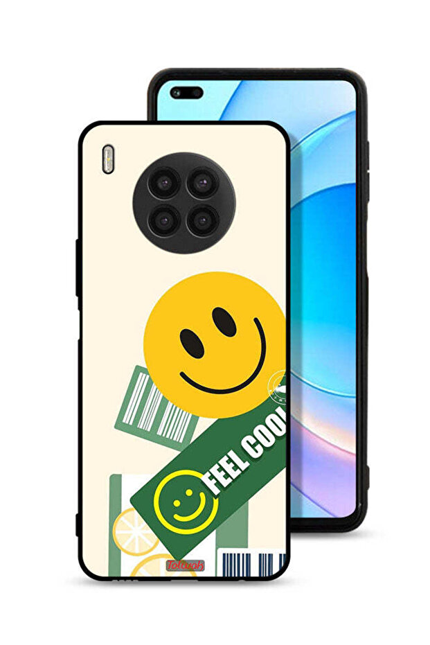 غطاء حماية لهاتف Honor 50 Lite بملصق Feel Cool