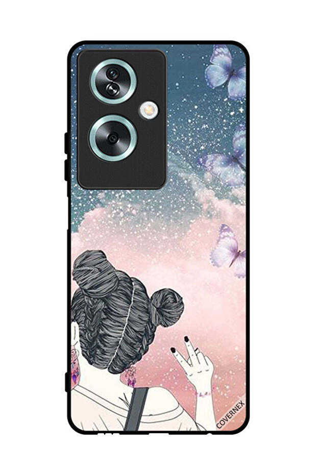غطاء حماية لهاتف Oppo A2 بتصميم علامة النصر