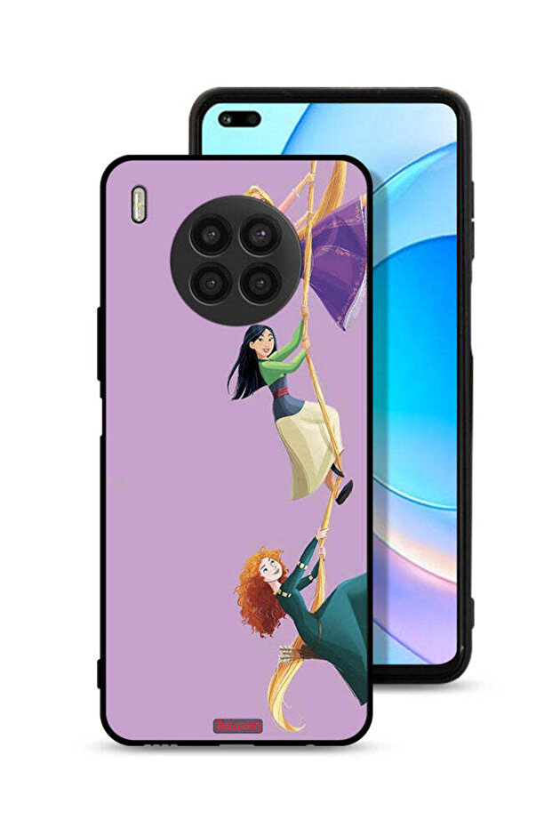 Honor 50 Lite Protective Case Cover Girls Climbing Art