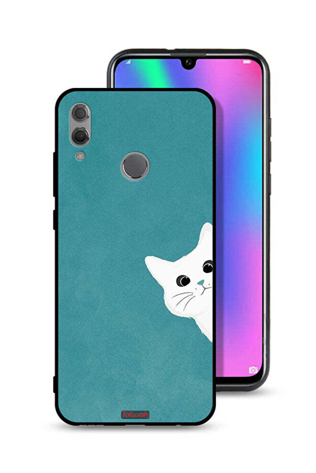 غطاء حماية لهاتف Honor 10 Lite بتصميم قطة