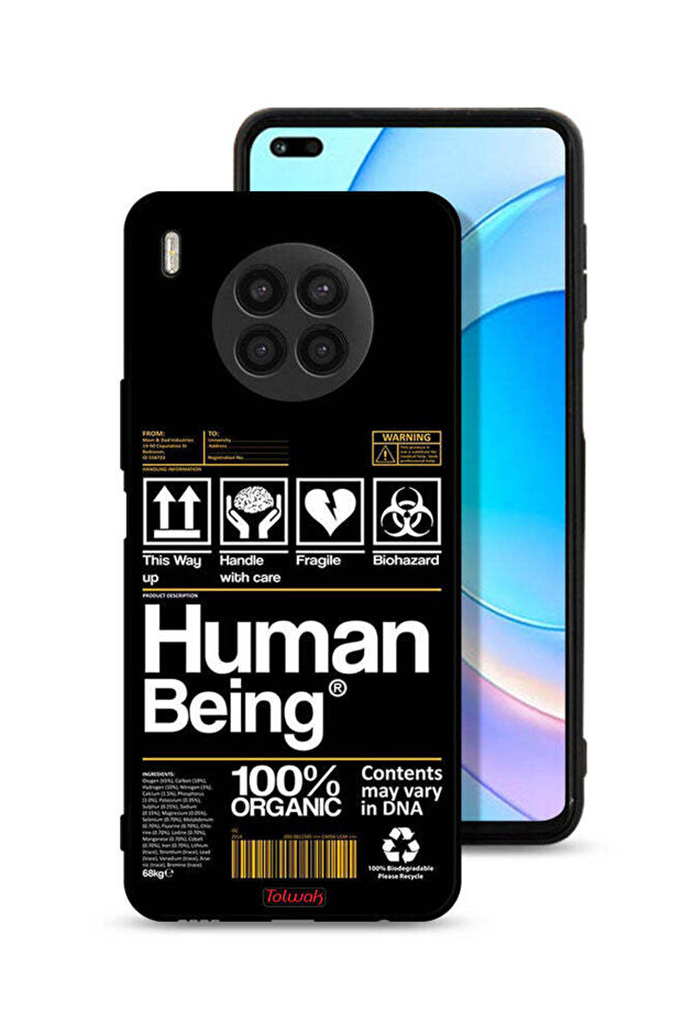 غطاء حماية لهاتف Honor 50 Lite - ملصق إنسان