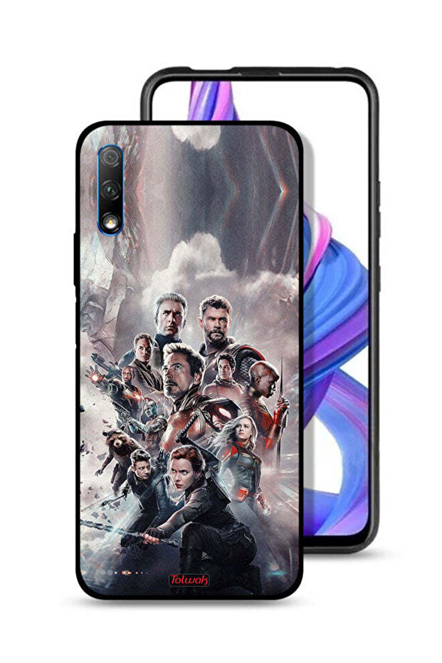 غطاء حماية لهاتف Honor 9X (الصين) بتصميم Avengers