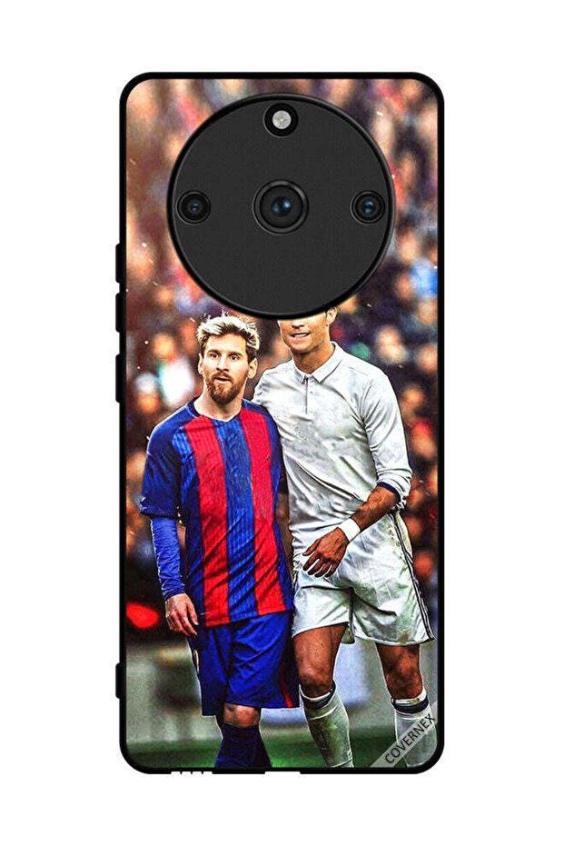 غطاء حماية لهاتف Realme 11 Pro Plus ميسي ورونالدو