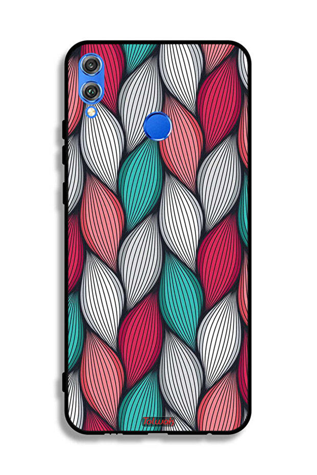 غطاء حماية لهاتف Honor 8X بنقشة ريشة - 2