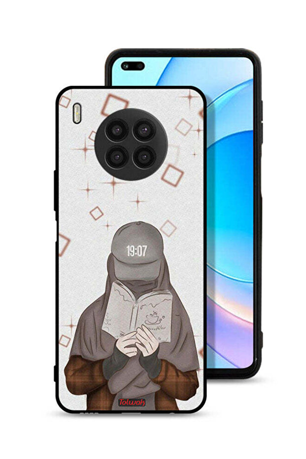 Honor 50 Lite Protective Case Cover Girl Reading Art