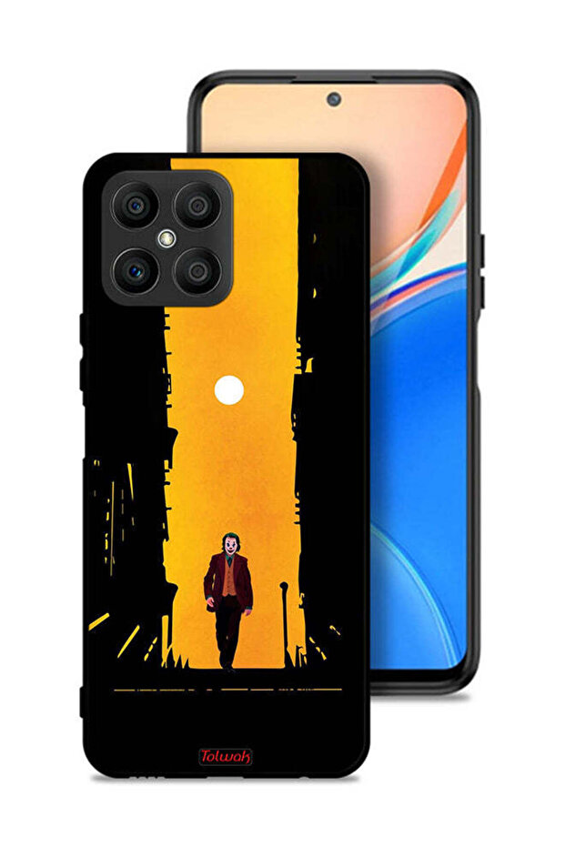 غطاء حماية لهاتف Honor X8 4G بتصميم جوكر، عمل فني رقمي تجريدي