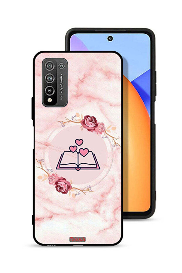 Honor 10X Lite Protective Case Cover Three Hearts On Book Artwork