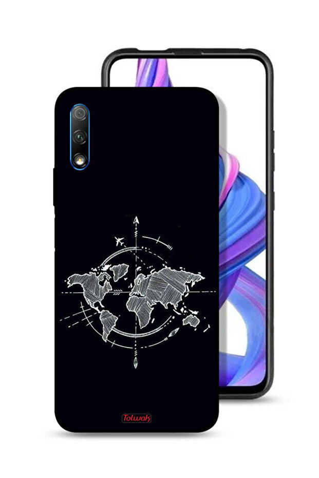 Honor 9X (China) Protective Case Cover Compass Art