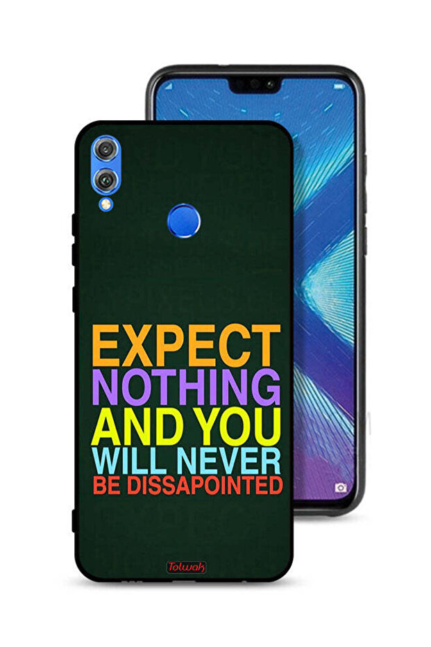 Honor 8X Protective Case Cover Expect Nothing And You Will Never Be Disappointed