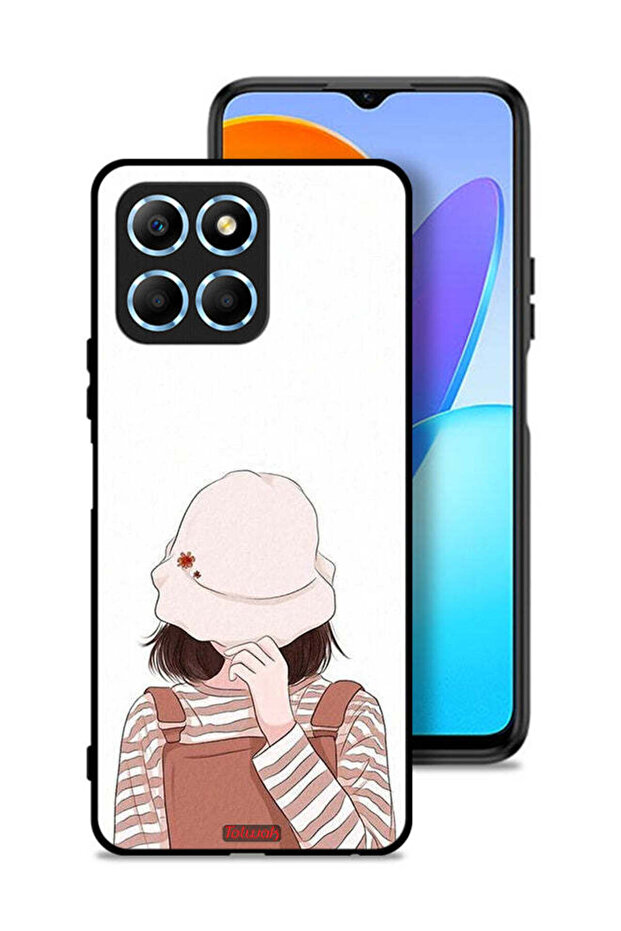 Honor X8 5G Protective Case Cover Hide Face By Hat