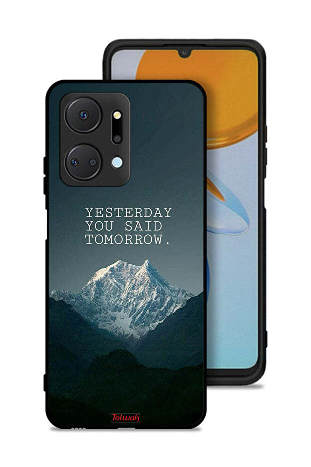 غطاء حماية لهاتف Honor X7a "بالأمس قلت غدًا"