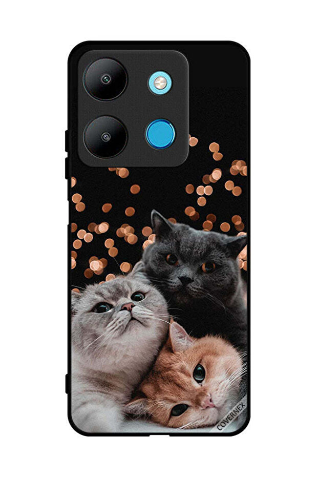 غطاء حماية لهاتف Infinix Smart 7 Kittens