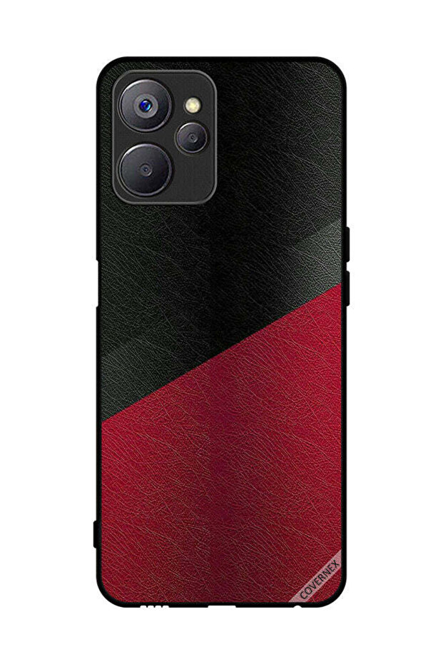 غطاء حماية لهاتف Realme 10 بنمط جلدي