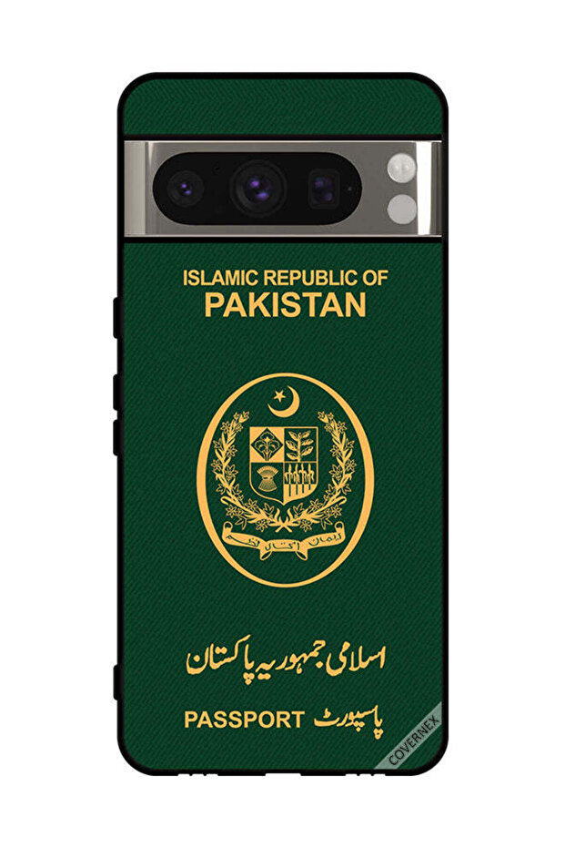 غطاء حماية لهاتف Google Pixel 8 Pro بنمط جواز السفر الباكستاني