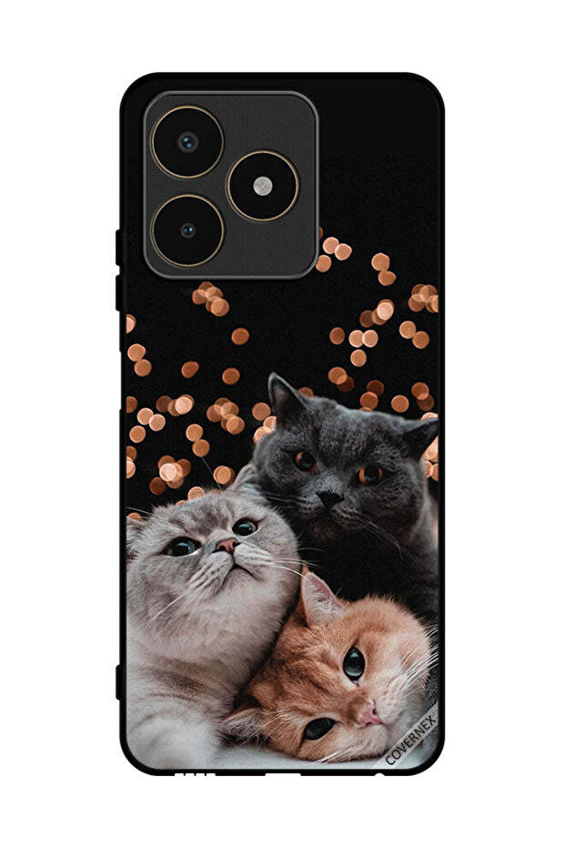 غطاء حماية لهاتف Realme C53 Kittens