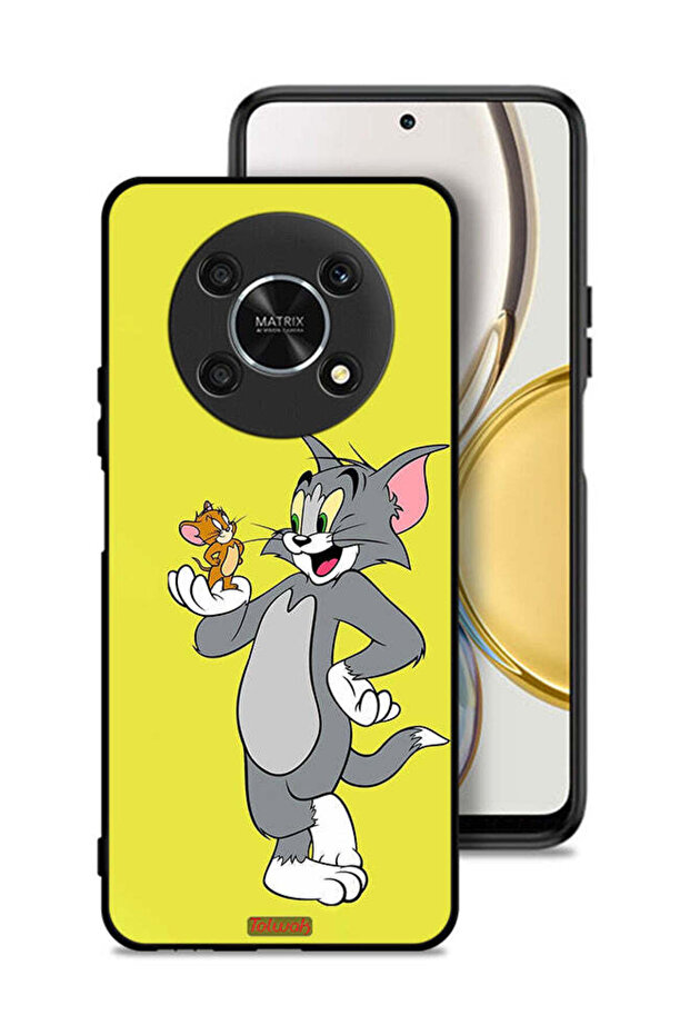 غطاء حماية لهاتف Honor X9 5G بتصميم توم وجيري