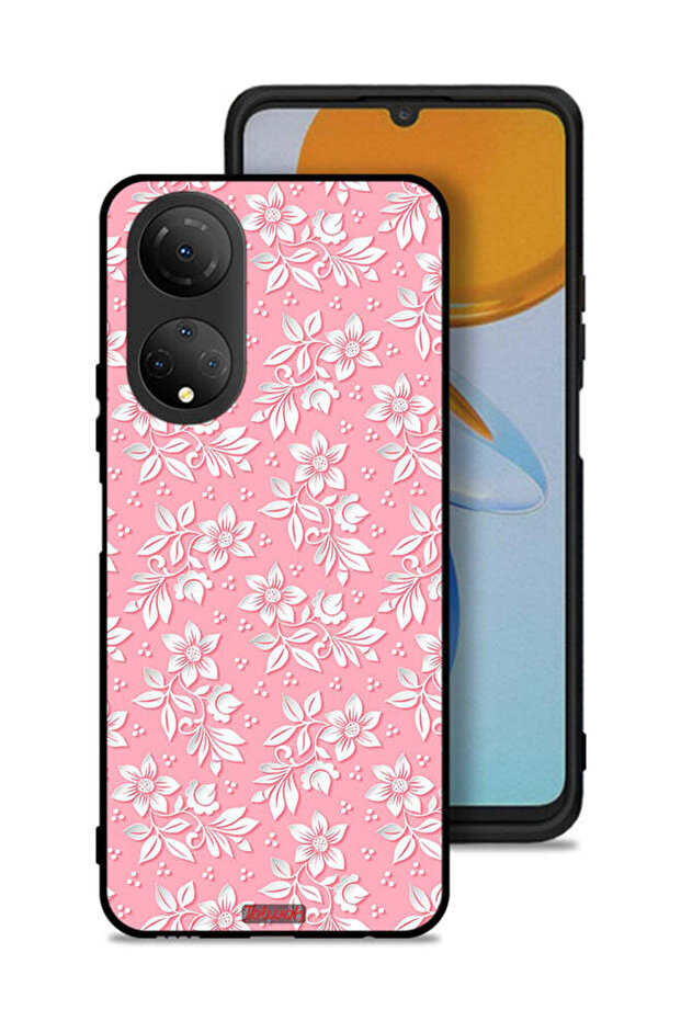 غطاء حماية لهاتف Honor X7 بنمط خلفية زهور