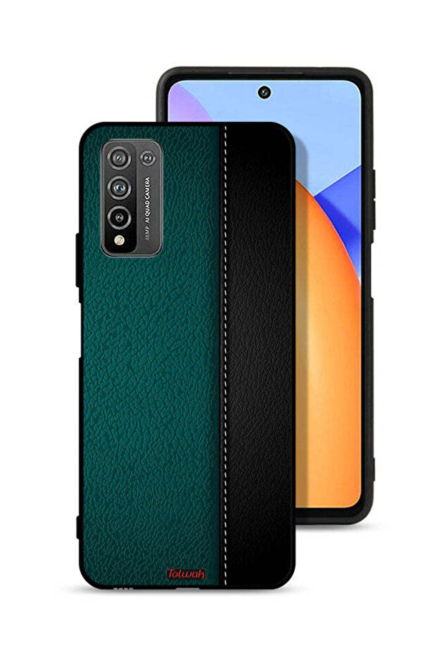 غطاء حماية جلدي بنمط لهاتف Honor 10X Lite