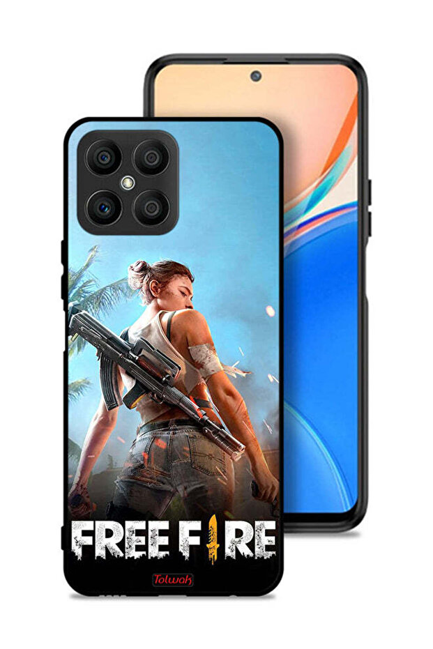 Honor X8 4G Protective Case Cover Free Fire