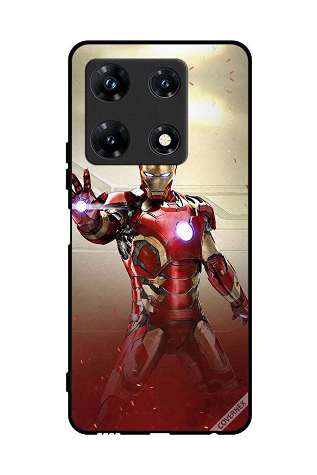 غطاء حماية لجهاز Infinix Note 30 Pro Iron Man Defense