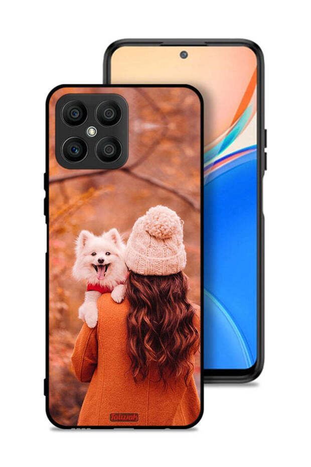 غطاء حماية لهاتف Honor X8 4G يحمل جروًا