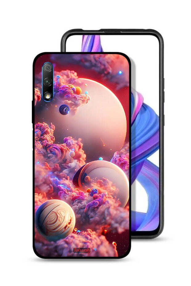 غطاء حماية لهاتف Honor 9X (الصين) - سحاب، فن تجريدي