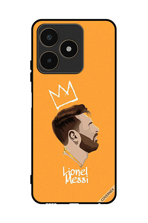 غطاء حماية لهاتف Realme C53 ليو ميسي الملك