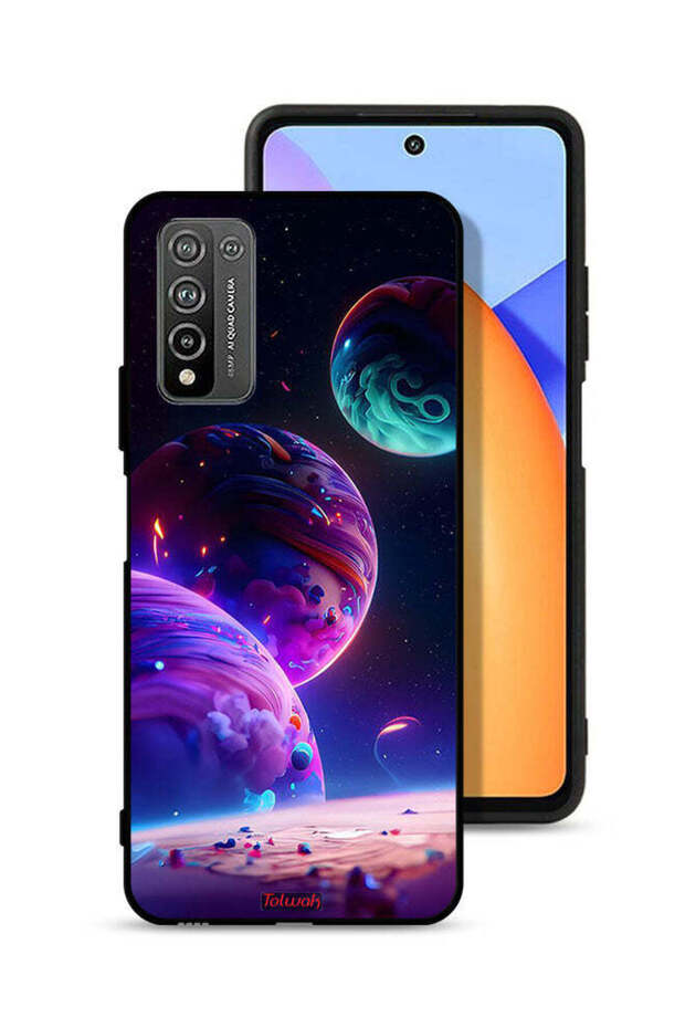 غطاء حماية لهاتف Honor 10X Lite بنمط كوكبي