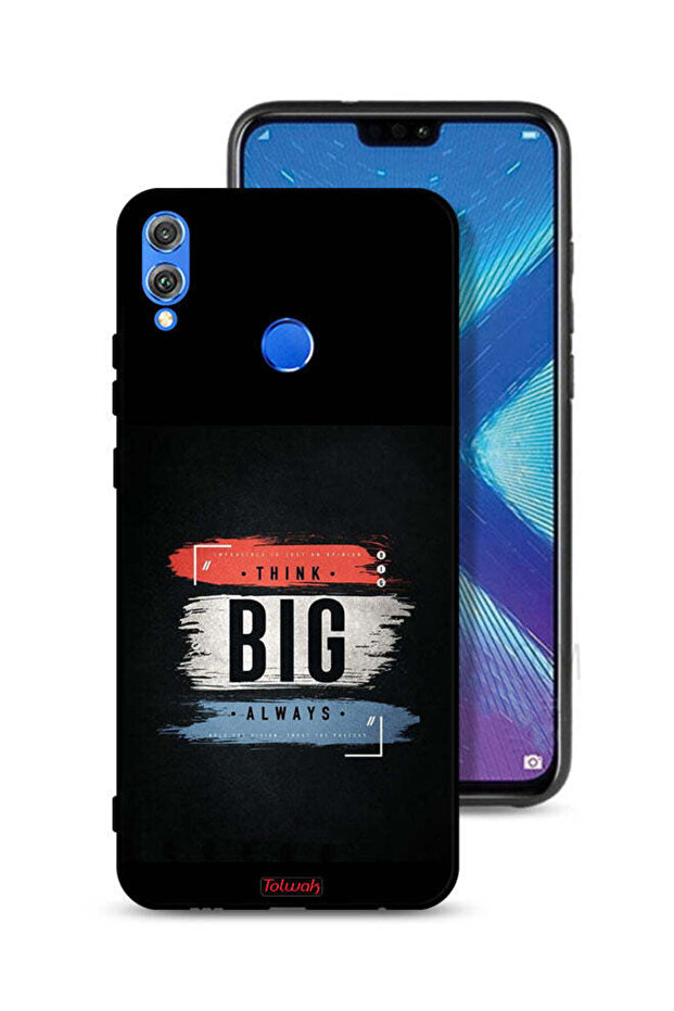 Honor 8X Protective Case Cover Think Big Always