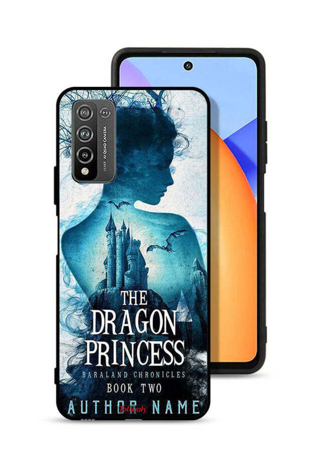 غطاء حماية لهاتف Honor 10X Lite بتصميم أميرة التنين