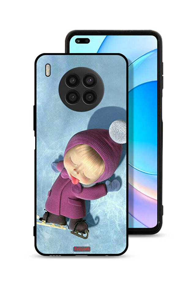 غطاء حماية لهاتف Honor 50 Lite بتصميم دمية لطيفة