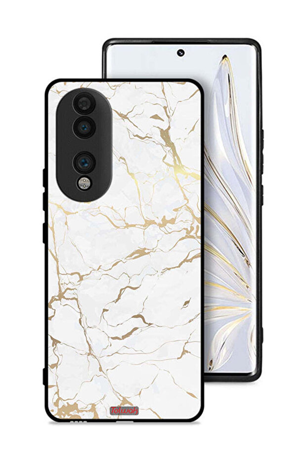 Honor 70 Protective Case Cover Marble Pattern - 1