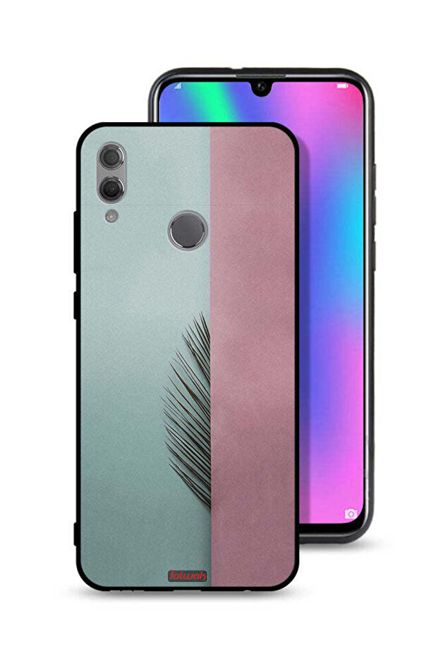 غطاء حماية لهاتف Honor 10 Lite بتصميم نصف أوراق